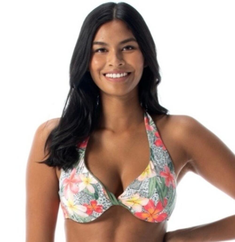 Coco Reef Verso Twist Reversible Underwire Bikini Top 32DD 34DD Monaco NWT